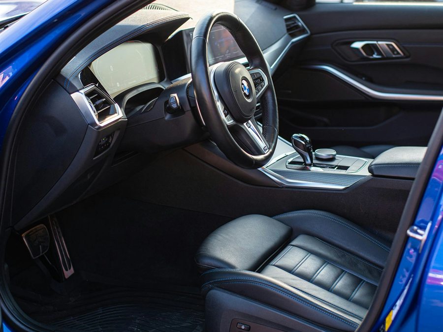 Clean car interior after a mobile detailing service