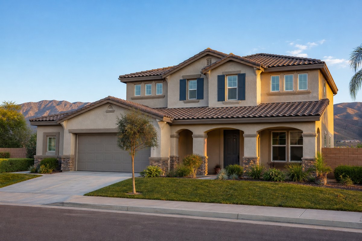 Two-story family home with mountain views in Menifee